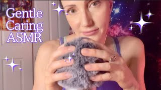 Up close gentle, caring ASMR | Soft & sensitive mic rubbing, stroking, blowing, massage (No Talking)