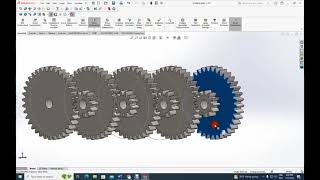 DESIGN OF COMPOUND GEAR RELATIONSHIPS IN SOLIDWORKS