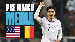 GIo Reyna and Joe Scally | Pre-match Media | USA vs Belgium