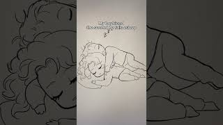 Why do man twitch before falling asleep? #art #couple #digitalart #meme