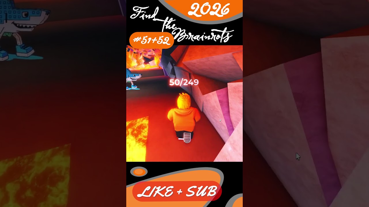 Find The Brainrots: #51 + 52 Extinct Tralalero 2026 