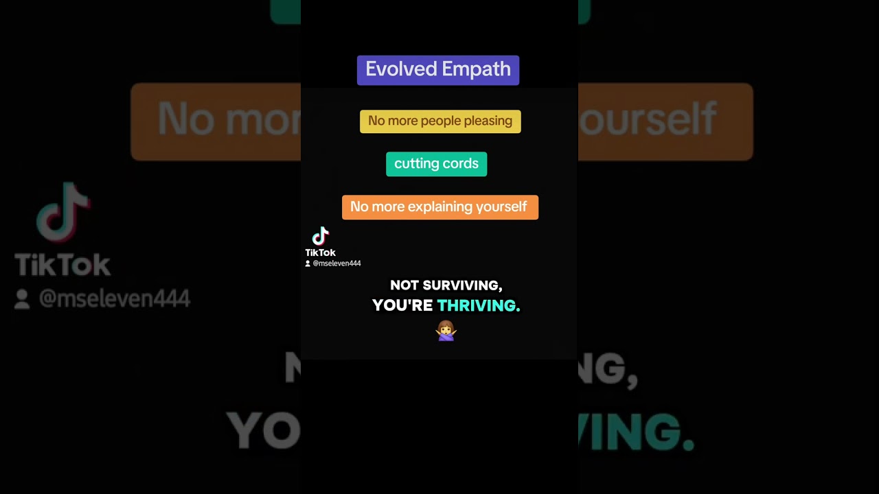 Высокочувствительный Эмпат стоит в своей власти и больше не угождает людям ради выживания👀👏🏾
