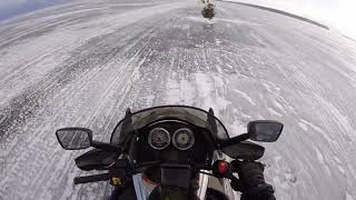 St. Ignace to Mackinaw Island Ice Bridge 2-16-18