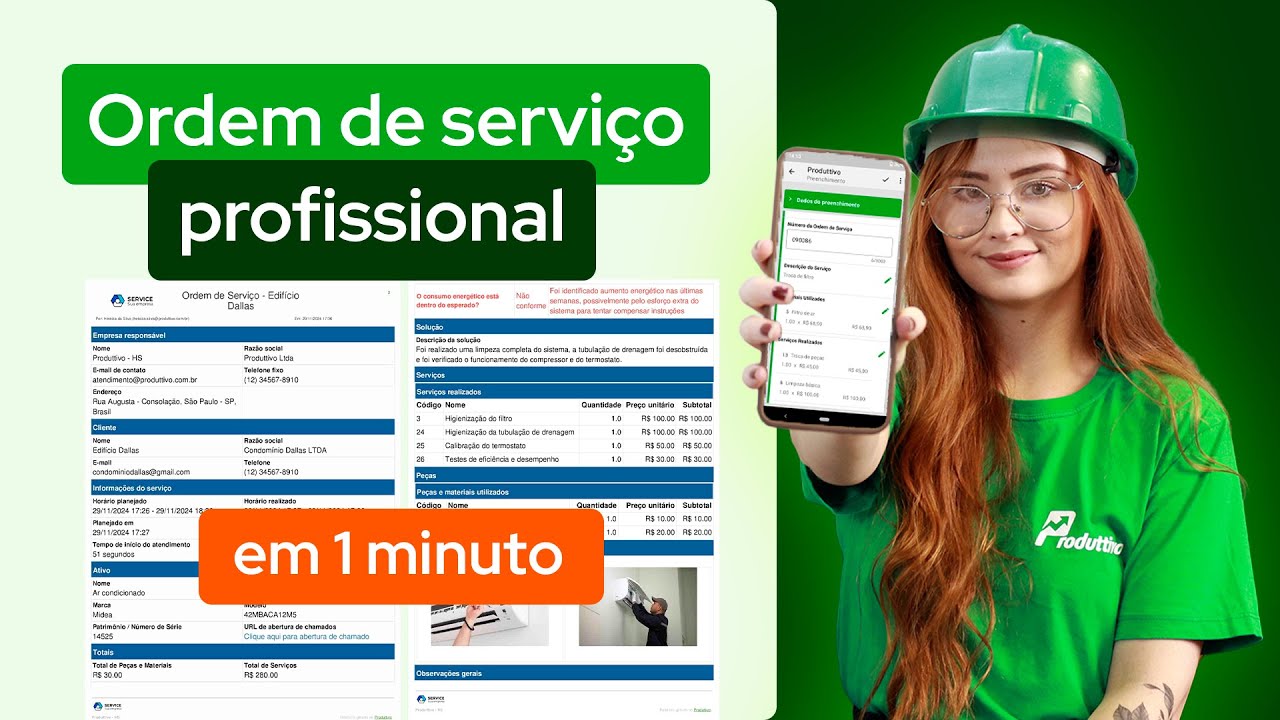 Ordem de serviço: Como fazer? [6 EXEMPLOS] - YouTube