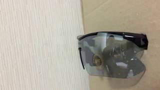 FERRY 偏光レンズ スポーツサングラスがBB弾の直撃に耐えれるかどうかの耐久テスト