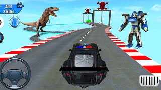 ✅Impossible Police Mega Ramp Car Games -#4 Police Car Stunts GT Racing Ramp Car - Android Gameplay screenshot 5
