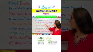 Using Speech Marks | Punctuating Direct Speech | EasyTeaching #english #writing #punctuation #speech