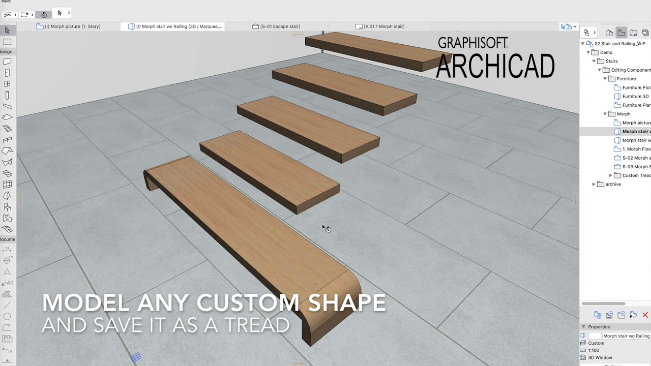 download stairs for archicad