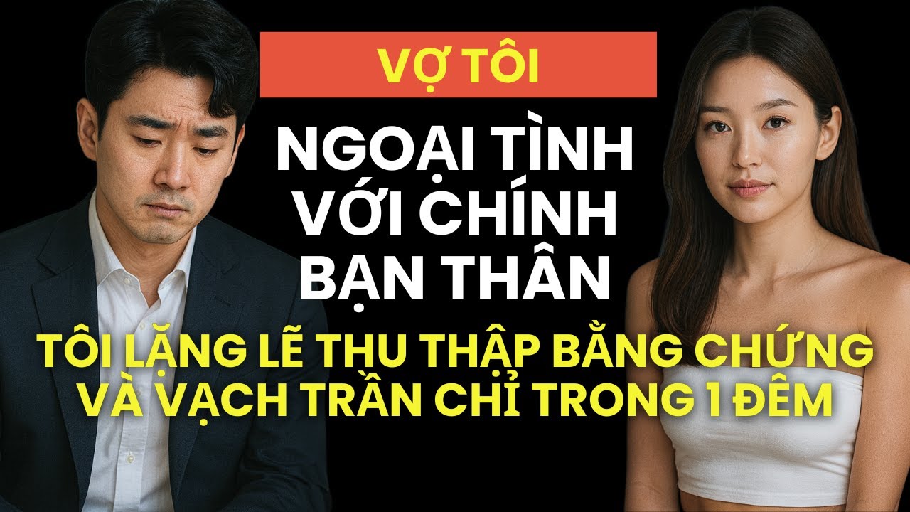 Vợ NGOẠI TÌNH với chính BẠN THÂN, Tôi Lặng Lẽ Thu Bằng Chứng và VẠCH TRẦN Cả Nhà Vợ Trong 1 ĐÊM... !