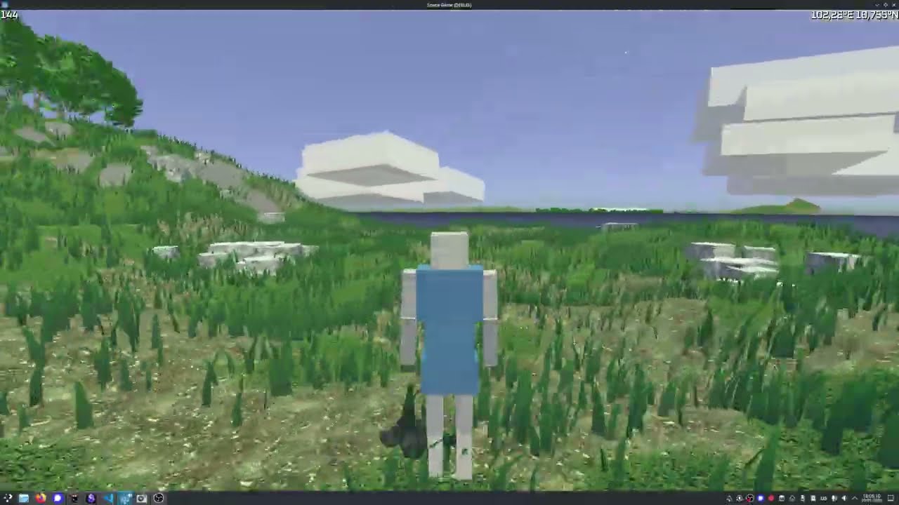 Flying around (space game dev)