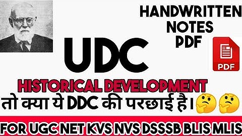 All about #UDC with Handwritten Notes PDF // FOR UGC NET JRF // VINNAY ANAND