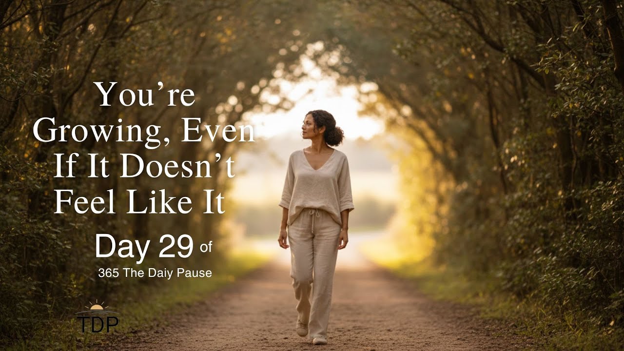 “You’re Growing, Even If It Doesn’t Feel Like It" | Day 29 of 365 – The Daily Pause