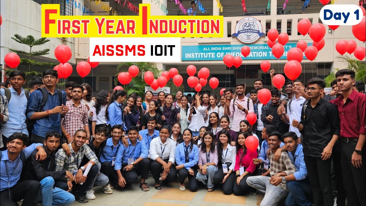 Freshers' First Day Madness | Induction, Submissions & Fun Reviews! At Aissms ioit College First Day