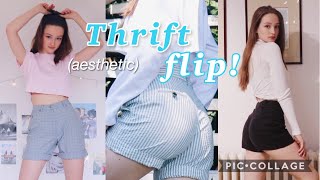 I made *the cutest* shorts for summer. | THRIFT FLIP