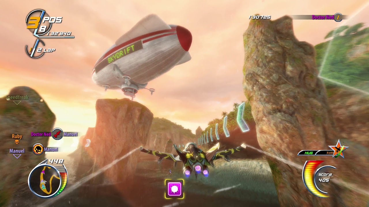 [Skydrift Infinity] Flying Combat Racing - YouTube