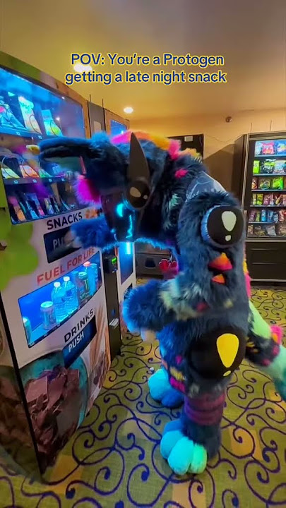 Snack!!! #furry #fursuit #cosplay #costume #protogen