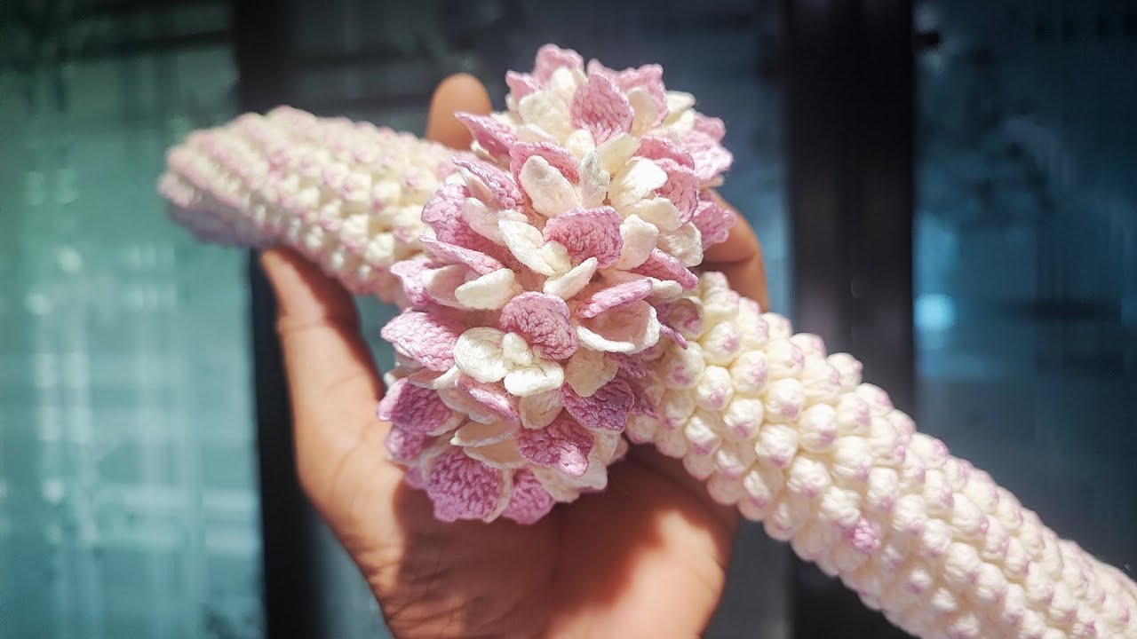 วิธีถักรัดข้อมาลัยโครเชต์, วิธีถักชักรัดมาลัยโครเชต์ How to crochet