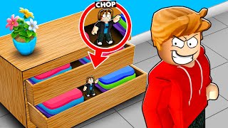 ROBLOX CHOP AND FROSTY HIDE IN DRAWERS HIDE AND SEEK