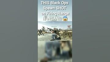 THIS Black Ops Spawn SHOT on Firing Range is INSANE! 😱 #callofduty #nostalgia #nostalgic