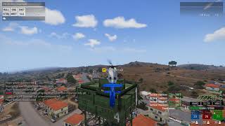 Arma 3 Landing a Orca on Tower 4 KOTH - Ace1GUN