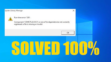 How to Fix COMDLG32.ocx Missing or Invalid Error Windows 10/11