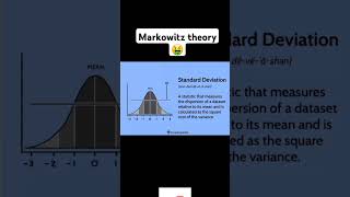 MARKOWITZ THEORY #investment #portfoliomanagement #portfolio #stockmarket #riskmanagement #returns