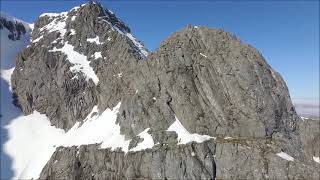 Ben Nevis, Climbers On Tower Ridge, Scotland