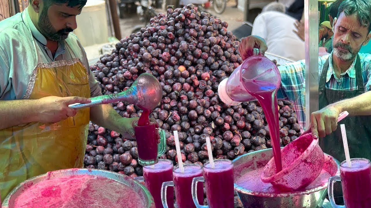 Roadside Amazing Drinks! Pakistani Street Drinks! Refreshing Summer Drinks - Karachi Street Food