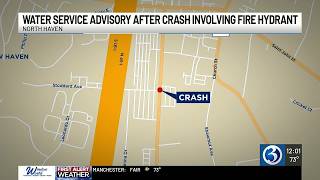 Motorcyclist slams into fire hydrant in North Haven; water service impacted