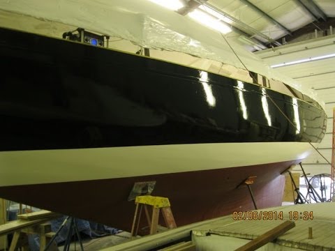 Electric motor in 1957 wooden sailboat