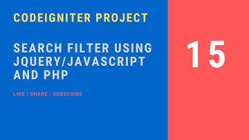 Search Filter Using Jquery | Table Search Query Using Jquery / Javascript  |  Part - 15