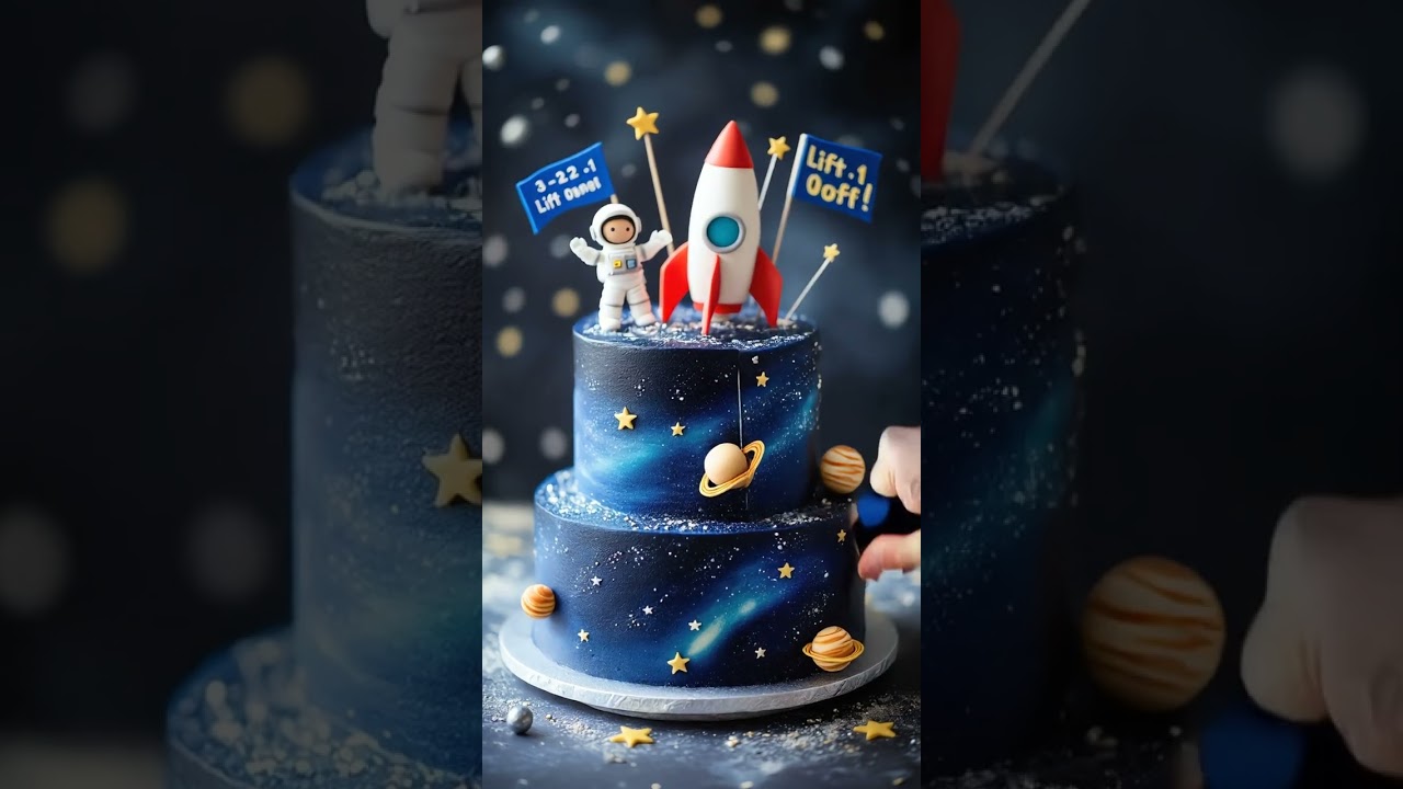 Galactic Rocket Cake ASMR Launch