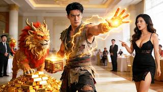 外賣小夥被女友家族踩臉羞辱，怎料他竟能憑藉寶盒穿越古今，下一秒拿出千億財寶和奇珍異獸，眾人見狀紛紛下跪求原諒！#逆襲 #短劇 #大陆短剧 screenshot 2