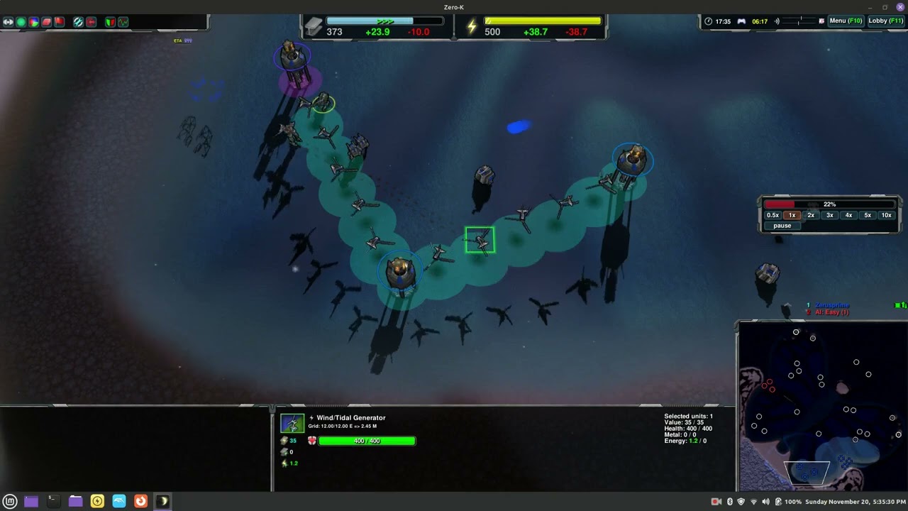 Zero-K Sea Skirmish #1