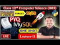 MySQL class 12 PYQ One Shot | CBSE Class 12 Computer Science | Boards 2026