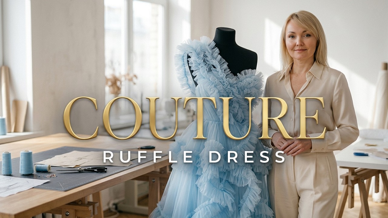 ✓ How to Make Luxurious Tulle Ruffles: Sewing Guide - YouTube