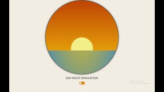 DAY AND NIGHT SIMULATION USING HTML & CSS|CODING WORLD