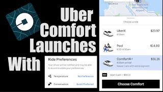 Uber Comfort Launches With Quiet Mode And Climate Control FULL CAR ELIGIBILITY LINK IN DESCRIPTION