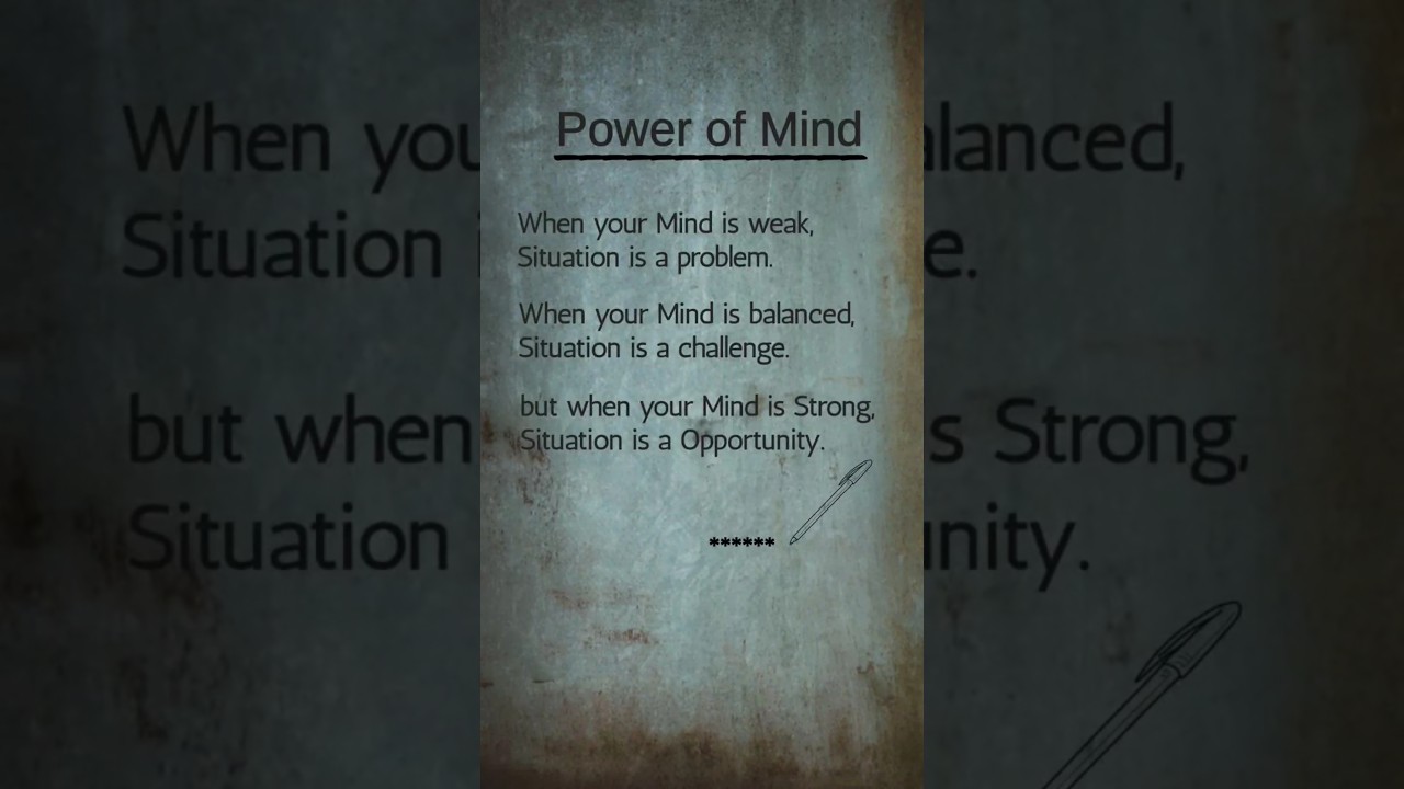 Power of Mind |English Life Quotes|