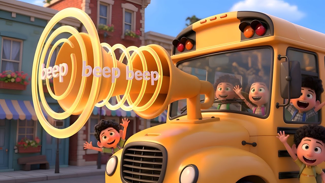 Wheels on the Bus 🚌 | Best Nursery Rhymes  | Kids Songs | GenZei Panda