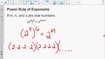 Algebra 2 Lesson 3 Rules of Exponents