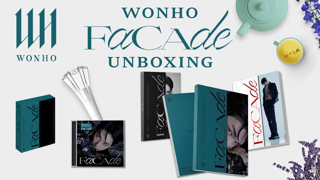 [UNBOXING] WONHO Facade albums, jewel, kit (ITA)