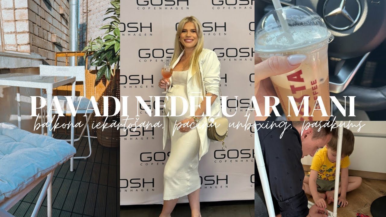 IEKĀRTOJU BALKONU, GOSH ZĪMOLA PASĀKUMS UN ZARA, FLAMMES UN TEMU UNBOXING. VLOGS #411