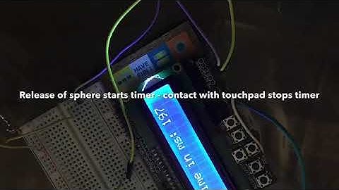 Graviduino: An Arduino free fall timer