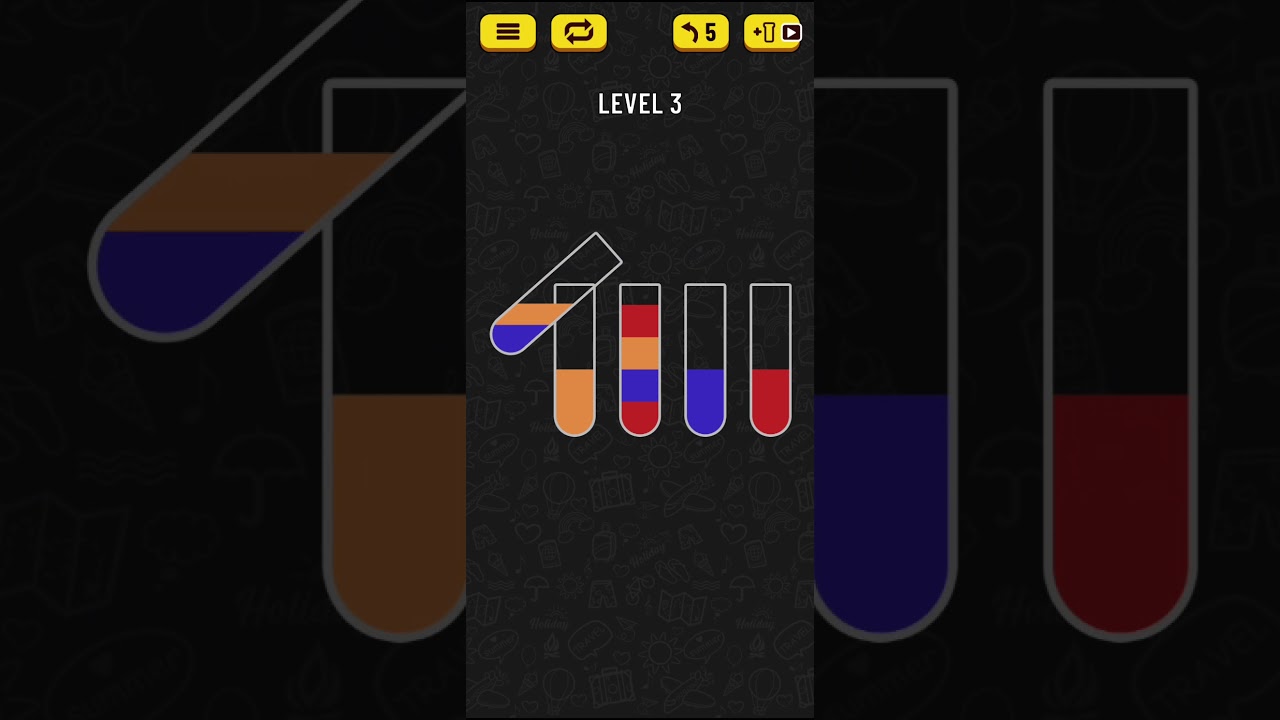 Water Sort Puzzle - level 3