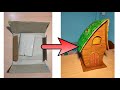 DIY Fairy House Made With Cardboard. Easy Craft.#fairyhouse