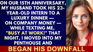 My Husband Took His Intern to a Luxury Dinner on Our Anniversary — I Took Everything He Cared About