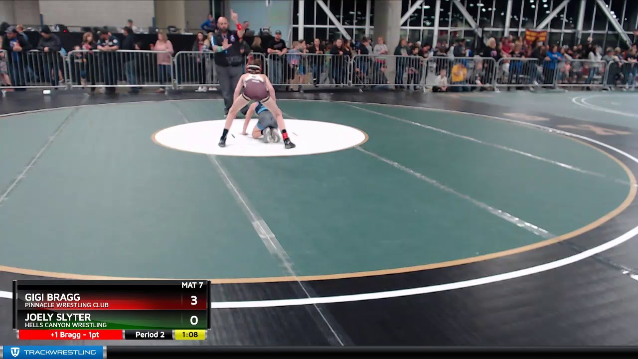 Middle School Girls 72-79 Joely Slyter Hells Canyon Wrestling Vs Gigi Bragg Pinnacle Wrestling Clu