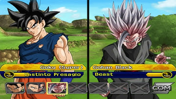 Goku Ultra Instinct vs. Black Gohan Beast Mode – DBZ Tenkaichi 3 Mods