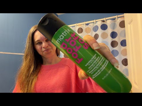 Look At What This Shampoo Does To My Hair MATRIX Food For Soft Shampoo For Dry and Brittle Hair